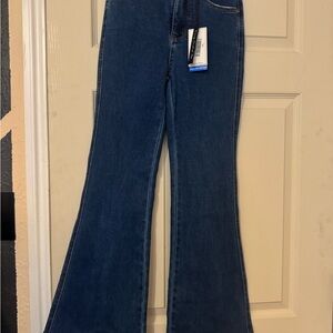 Judy Blue Dark Blue Flare Jeans